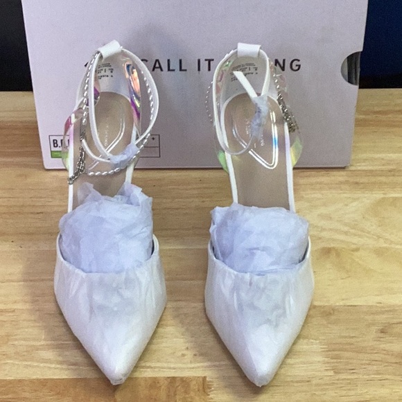 Call It Spring - Women's Sparkling Pump - white - size 10 - new - Picture 6 of 11